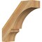 Ekena Millwork 6"W x 20"D x 20"H Balboa Rough Sawn Knee Brace, Western Red Cedar BRC06X20X20BOA00RWR - alternate 1